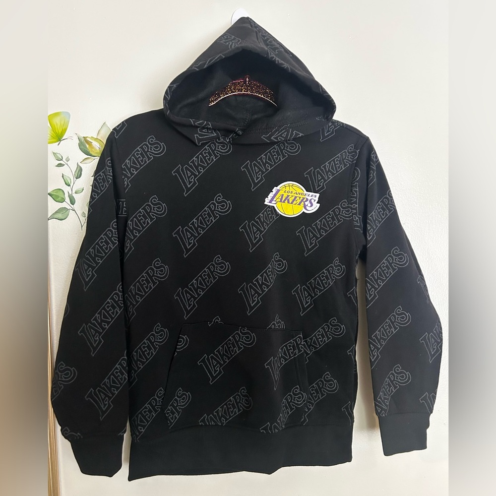 Boys Lakers Hoodie with print all over